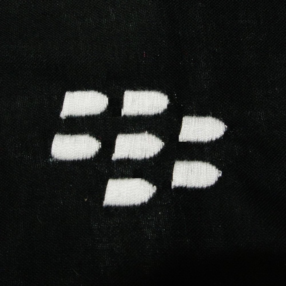 BLACKBERRY BBM Black Polo Shirt Employee Uniform NEW Size L Large - Picture 8 of 8